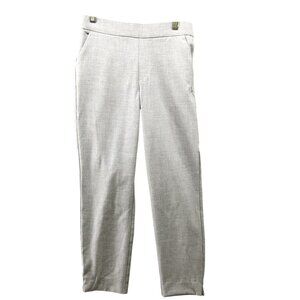 Zara Ankle Dress Pants Womens XS‎ Gray Lightweight Pull On Slim Straight